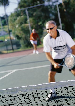 recreational sports league - Mature tennis player Stock Photo - Premium Royalty-Free, Code: 632-01158595