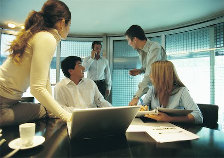 Businesspeople working in conference room Stock Photo - Premium Royalty-Free, Code: 632-01152606