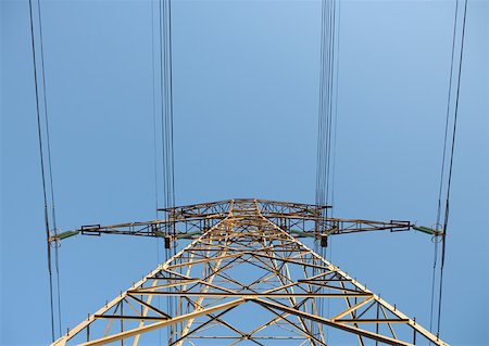 electric current - Electrical pylon Stock Photo - Premium Royalty-Free, Code: 632-01162319