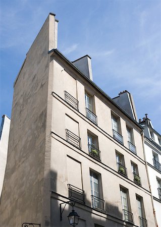 paris france real estate - Apartment building Stock Photo - Premium Royalty-Free, Code: 632-01276965