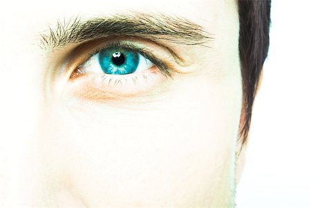 Young man's eye, extreme close-up Stock Photo - Premium Royalty-Free, Code: 632-01277229