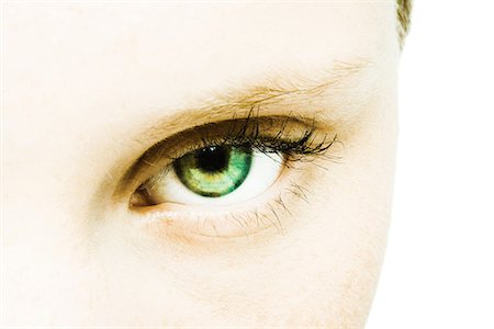 simsearch:632-01137424,k - Teenage girl's eye, extreme close-up Stock Photo - Premium Royalty-Free, Code: 632-01277927