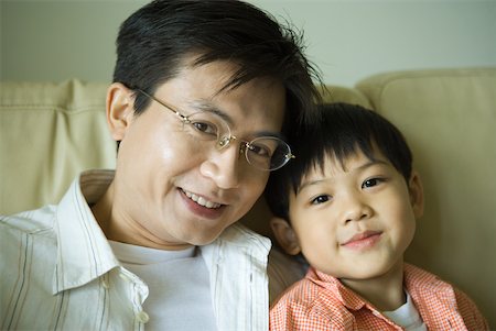 simsearch:696-03401226,k - Father and son, portrait Stock Photo - Premium Royalty-Free, Code: 632-01270941