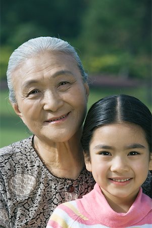 simsearch:632-01270494,k - Girl with grandmother, portrait Foto de stock - Sin royalties Premium, Código: 632-01271864