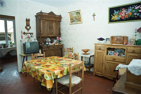 Intérieur de maison rustique Photographie de stock - Premium Libres de Droits, Code: 632-01637976