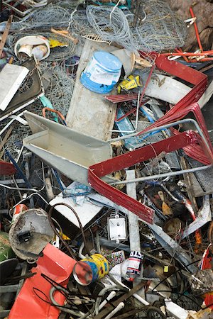 simsearch:632-02690444,k - Scrap metal, full frame Fotografie stock - Premium Royalty-Free, Codice: 632-02690472