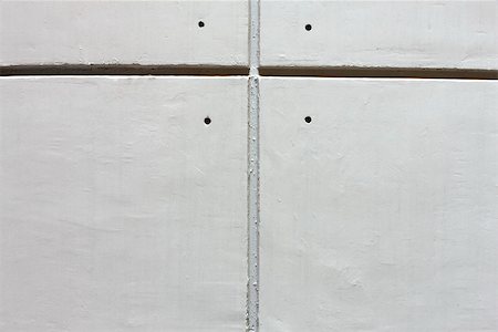 Detail of grooved concrete wall Foto de stock - Sin royalties Premium, Código: 632-02885392