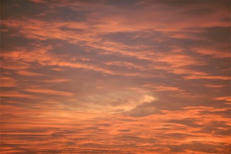 Cloudscape at sunset Stock Photo - Premium Royalty-Free, Code: 632-03027488