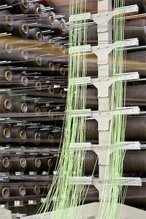 Stoff-Beschichtungsanlage, Weben Abteilung, unwinding Gatter Stockbilder - Premium RF Lizenzfrei, Bildnummer: 632-03500540