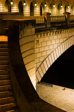 France, Paris, detail of the Pont de Bercy Foto de stock - Sin royalties Premium, Código: 632-03500706