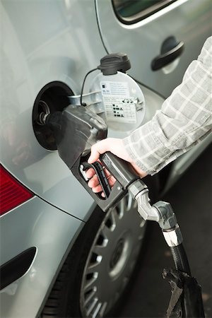 refuel - Refueling car at gas station Stock Photo - Premium Royalty-Free, Code: 632-03500946