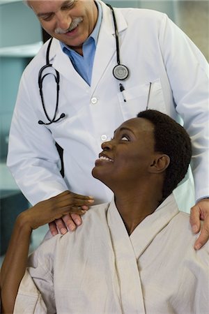 doctor patient compassion - Doctor reassuring patient Stock Photo - Premium Royalty-Free, Code: 632-03754411