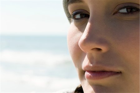 face girl preteen picture - Preteen girl, close-up Stock Photo - Premium Royalty-Free, Code: 632-03754451