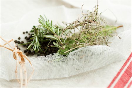 fresh rosemary - Assorted herbs and spices Stock Photo - Premium Royalty-Free, Code: 632-03754666