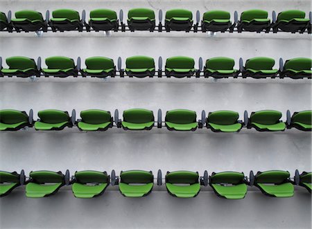 empty stadium seats - Stadium seating Stock Photo - Premium Royalty-Free, Code: 632-03779295