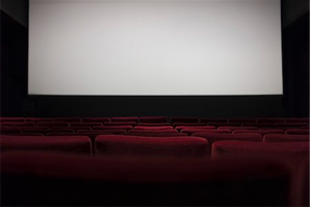 film (cinéma) - Salle de cinéma vide Photographie de stock - Premium Libres de Droits, Code: 632-03779499