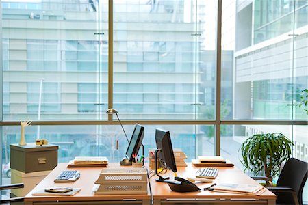 empty desk in office - Empty office Stock Photo - Premium Royalty-Free, Code: 632-03897989