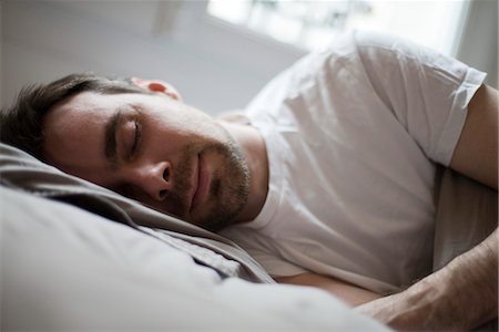 Mid-adult man sleeping Stock Photo - Premium Royalty-Free, Code: 632-03898071