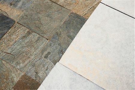 Tile and stone flooring Foto de stock - Sin royalties Premium, Código: 632-03898202