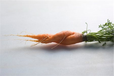 enmarañado - Twisted carrot Foto de stock - Sin royalties Premium, Código: 632-03898484