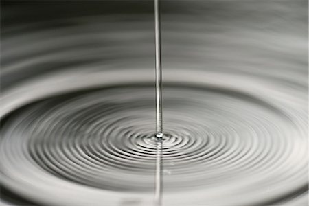 photography water ripples circles - Rippled surface of water Stock Photo - Premium Royalty-Free, Code: 633-06406823