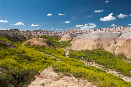 Badlands National Park, South Dakota, USA Photographie de stock - Premium Libres de Droits, Code: 633-08638940