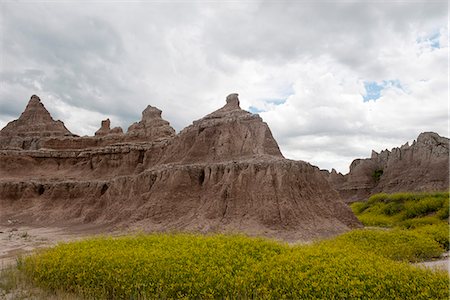 simsearch:633-08638942,k - Buttes in Badlands National Park, South Dakota, USA Stock Photo - Premium Royalty-Free, Code: 633-08638943