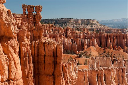 simsearch:633-08638942,k - Hoodoo rock formations in Bryce Canyon National Park, Utah, USA Stock Photo - Premium Royalty-Free, Code: 633-08726335