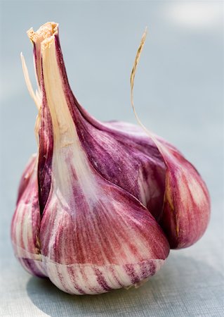 Pink garlic Foto de stock - Sin royalties Premium, Código: 633-01274568