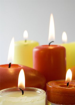 simsearch:633-01273498,k - Candles burning Stock Photo - Premium Royalty-Free, Code: 633-01274582