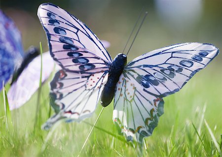 fake butterflies - Fausses papillons Photographie de stock - Premium Libres de Droits, Code: 633-01274758