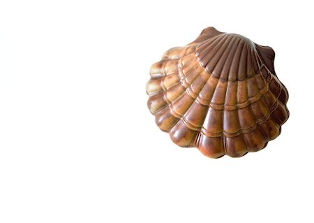 simsearch:633-01274676,k - Seashell chocolat Photographie de stock - Premium Libres de Droits, Code: 633-01272965