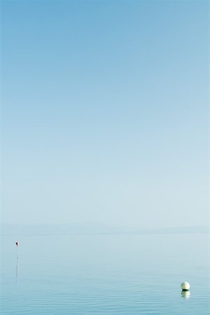 Buoy and marker in water Stock Photo - Premium Royalty-Free, Code: 633-01573058