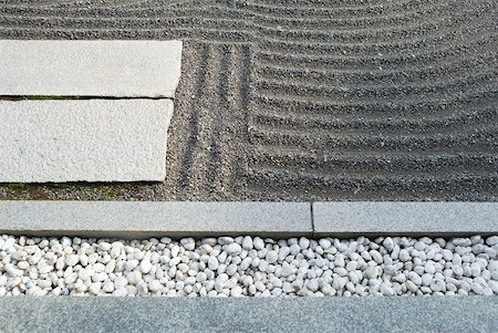 Zen rock garden, close-up Stock Photo - Premium Royalty-Free, Code: 633-01992846