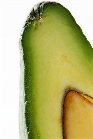 Avocado cross section, close-up, cropped Stock Photo - Premium Royalty-Free, Code: 633-01992867