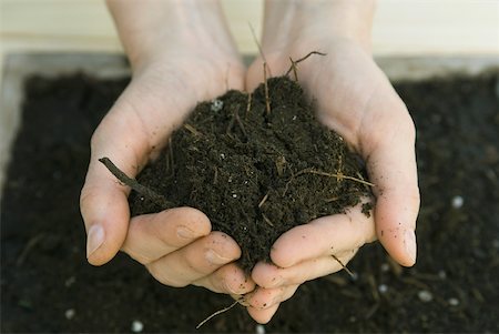 simsearch:633-02231743,k - Handful of gardening soil Stock Photo - Premium Royalty-Free, Code: 633-02065780