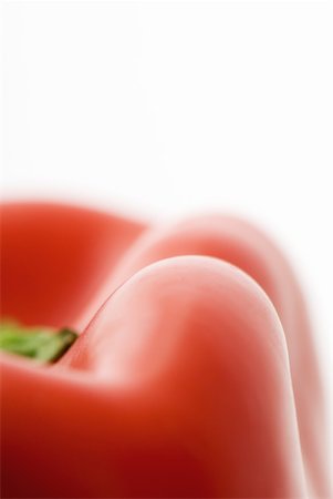 Red bell pepper, extreme close-up Foto de stock - Sin royalties Premium, Código: 633-02231666