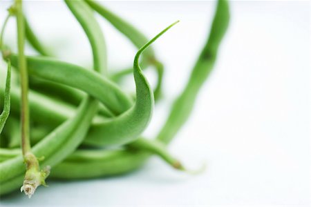 stem vegetable - Pile of string beans, close-up Foto de stock - Sin royalties Premium, Código: 633-02417423