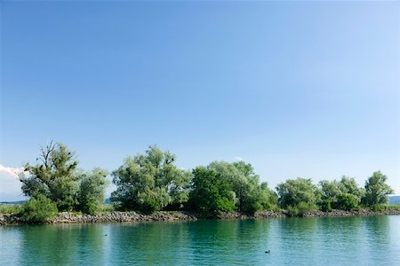 swiss panorama - Lake and rocky embankment Stock Photo - Premium Royalty-Free, Code: 633-02417636