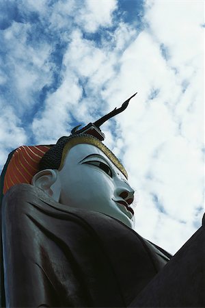 Seated Buddha, Amarapura, Myanmar (Burma) Foto de stock - Royalty Free Premium, Número: 633-02645295