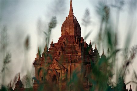 pagan travel photography - Htilominlo Temple at Bagan, Myanmar Foto de stock - Sin royalties Premium, Código: 633-02645303