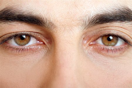face of 40 year old man - Close up of man's eyes Stock Photo - Premium Royalty-Free, Code: 644-01435958