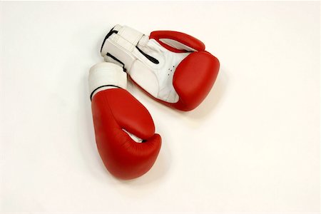 Boxing gloves Foto de stock - Sin royalties Premium, Código: 644-01436718