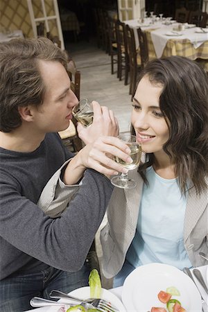 simsearch:644-01631499,k - Couple drinking wine with linked arms Stock Photo - Premium Royalty-Free, Code: 644-01631314