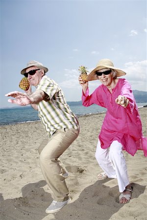 Funny pictures old people beach Stock Photos - Page 1 : Masterfile