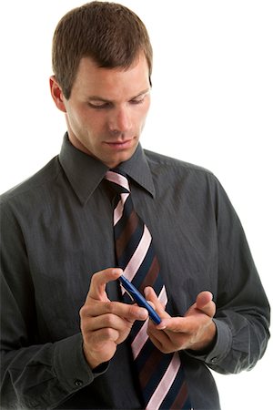 Man holding blood sugar test Stock Photo - Premium Royalty-Free, Code: 644-03659575