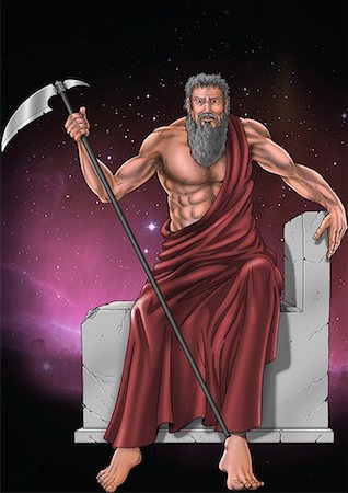 sicile - Hades with his scythe Stock Photo - Premium Royalty-Free, Code: 645-01538134