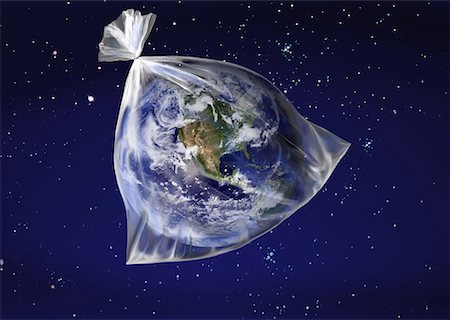 The earth in a plastic bag Stock Photo - Premium Royalty-Free, Code: 645-01826226