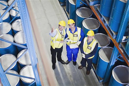 Workers with clipboards in warehouse Stock Photo - Premium Royalty-Free, Code: 649-04827755