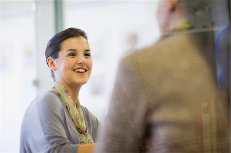 real people - Business people talking in office Stock Photo - Premium Royalty-Free, Code: 649-05521180